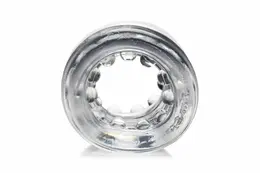 XR Brands Ball Stack podesivi providni intimni prsten od TPE materijala