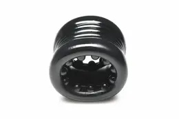 XR Brands Ball Stack anatomski rastezač mošnica od fleksibilnog crnog TPE materijala