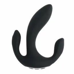 Playboy Triple Threat Black intimni stimulator sa više motora od silikona