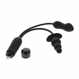 Evolved Novelties Double My Pleasure Black dualni motor intimni sistem