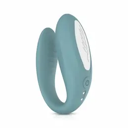 Bloom Jasmine C Shape vibrator zeleni, nežan silikon i senzorska kontrola prevlačenjem