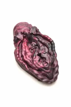 XR Brands Xeno Silicone Intimate Grinder Red & Black Textured Surface