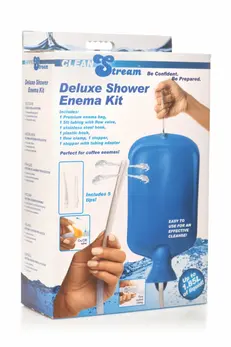 XR Brands Deluxe Shower Cleaning System 1.85L with Multi-Tip Set