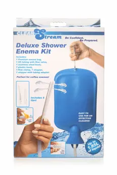 XR Brands Deluxe Shower Cleaning System 1.85L with Multi-Tip Set