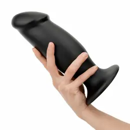 BUTTR AH-1 Cobra intimni čep od PVC materijala u crnoj boji, dužine 15 cm sa sigurnim postoljem
