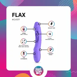 Good Vibes Only Flax Intimna Mašina Silikonski 7-Režimski Vibrator G-Tačka