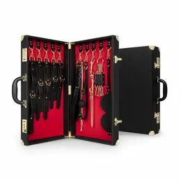 Bedroom Fantasies Locker Collection bondage set od 13 delova sa koferom od goveđe kože