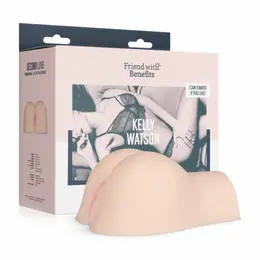 Friend With Benefits Intimate Device with Bullet Vibrator, Dual Entry, Beige