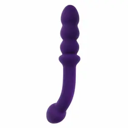 Evolved The Seeker dvostrani vibrirajući silikonski stimulator, ljubičasti