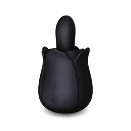 Skins Rose Buddies Bums N Roses intimni rotirajući vibrator, crni