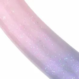 Mermaid Ombre intimni dildo 15 cm, svetlucavi žele i mekani materijal