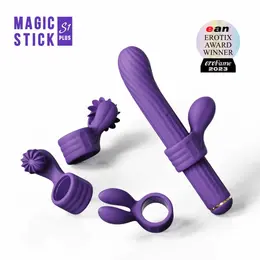 OTOUCH Magic Stick S1 Purple, modularni intimni masažer sa 4 nastavka