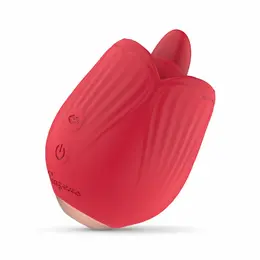 Teazers Rose intimni stimulator sa funkcijom lizanja i vibracijom roze