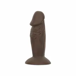 Real Fantasy Charlie intimni čep sa vakuumskim postoljem 11.5 cm bež