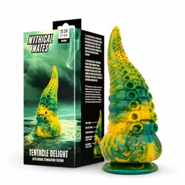 Mythical Mates Tentacle Delight intimni model zeleno žuti 22cm