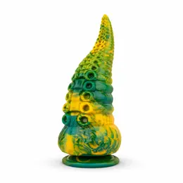 Mythical Mates Tentacle Delight intimni model zeleno žuti 22cm