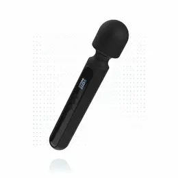 BLAQ Digital Super Wand Black: XL fleksibilni masažer sa ekranom