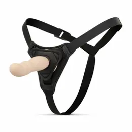 TOYJOY Strap-On sistem sa podesivim silikonskim pojasom, crni, 18 cm