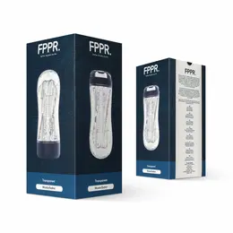 FPPR transparentni masturbator sa ergonomskom TPE navlakom