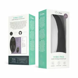 Vibe Pad Double Vibration sistem sa duplom vibracijom i daljinskim upravljačem od crnog silikona