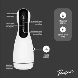 Teazers Automatic Intimate Machine 4-in-1 višenamenski aparat crni