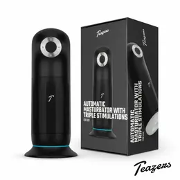 Teazers automatski intimni uređaj sa trostrukim delovanjem, grejanjem i vibracijom na USB punjenje