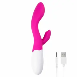 Easytoys Lily 2.0 punjivi vibrator sa dvostrukom stimulacijom roze