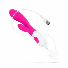 Easytoys Lily 2.0 punjivi vibrator sa dvostrukom stimulacijom roze