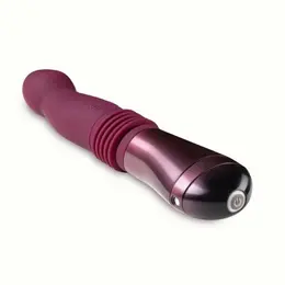 Blush Temptasia Trixie silikonski vibrator sa funkcijom prodiranja bordo 25.5 do 28.5 cm