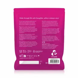 EasyGlide Extra Thin Latex Condoms 40pcs - Anatomical Fit, Ultra Sensitivity