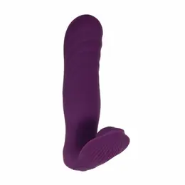Evolved Velvet Hammer Dual-Action vibrator Ljubičasti vodootporni dizajn