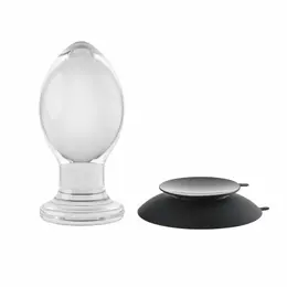 Evolved Crystal Ball Plug - Providna silikonska baza, glatki plastični oblik