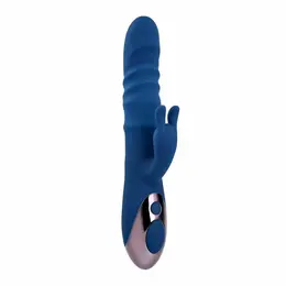 Evolved The Ringer Rabbit Dual-Action Vibrator Royal Blue Silicone USB