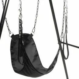 Sportsheets Nylon Support Sling Black - Adjustable Comfort Harness 300kg
