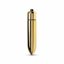 EasyToys Gold Mini Vibrating Bullet - Compact Metallic Massager
