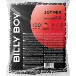 Billy Boy Mixed Feelings Variety Pack 100 Lubricated Condoms Assorted
