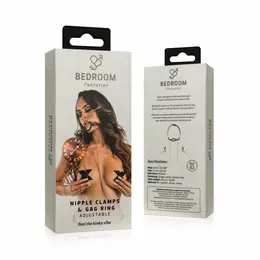 EasyToys podesivi silikonski geg prsten i set štipaljki sa kontrolom pritiska 5cm