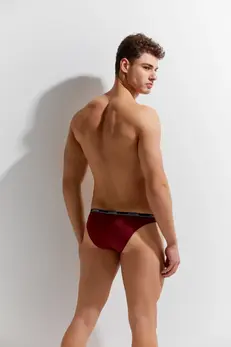 Doreanse Slip Second Skin Microfiber Burgundy Comfort Fit Briefs