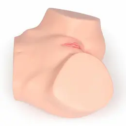 Kokos Hanna intimna mašina anatomski TPE model sa dvostrukom teksturom 21cm