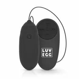 LUV EGG Black bežični silikonski intimni uređaj sa 10 modova