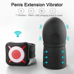 OTOUCH Super Striker Intimate Extension Sleeve Black Vibrating USB
