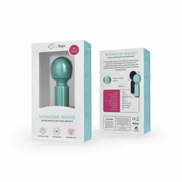 EasyToys Mini Wand Aqua - Compact Rechargeable Massage Device, 10 Modes