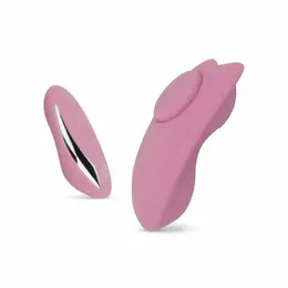 Dezeno Buzzy Butterfly Remote Control Wearable Silicone Intimate Device