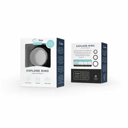 EasyToys set od 3 silikonska prstena za podršku crni prilagodljive veličine