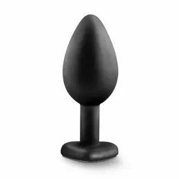 Blush Temptasia Bling Plug Medium crni, elegantan intimni aksesoar