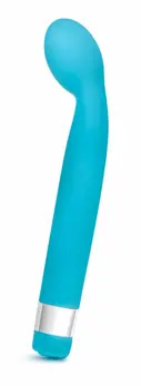 Rose Scarlet G Blue - Vibrating Intimate Device, Angled G-Spot, Multispeed