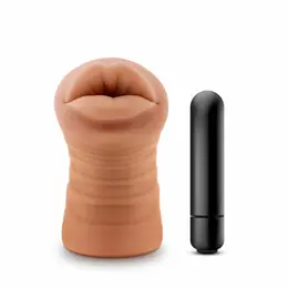 M for Men Isabella Intimate Device with Vibrating Bullet - Mouth Design