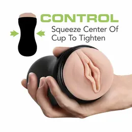 Blush M za muškarce Soft i Wet intimna čašica sa samopodmazivanjem, velika 18.4 cm