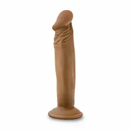 Dr. Skin Dr. Small Model 6.5'' with Suction Cup Mocha PVC