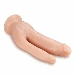 Dr. Skin Double Model 8.5'' Vanilla, dvostruki intimni sistem, PVC